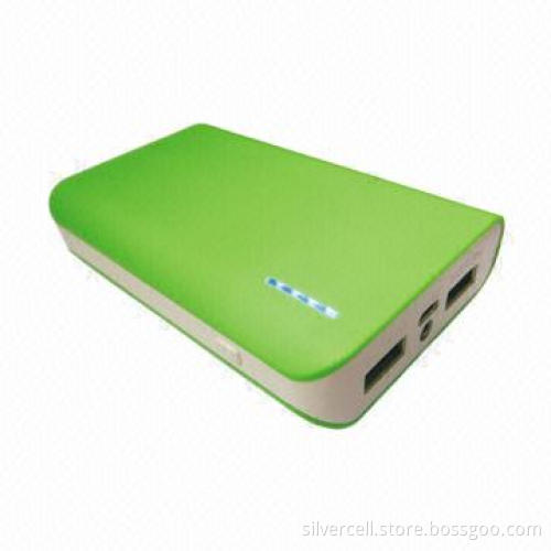 Smartphone Power Bank with PCB Protection, 7,800mAh Capacity